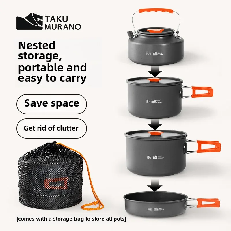 Quality Camping Cooking Set - คุณภาพสูงกลางแจ้งชุด Camping ชุดทําอาหาร Camping เครื่องครัว Travel