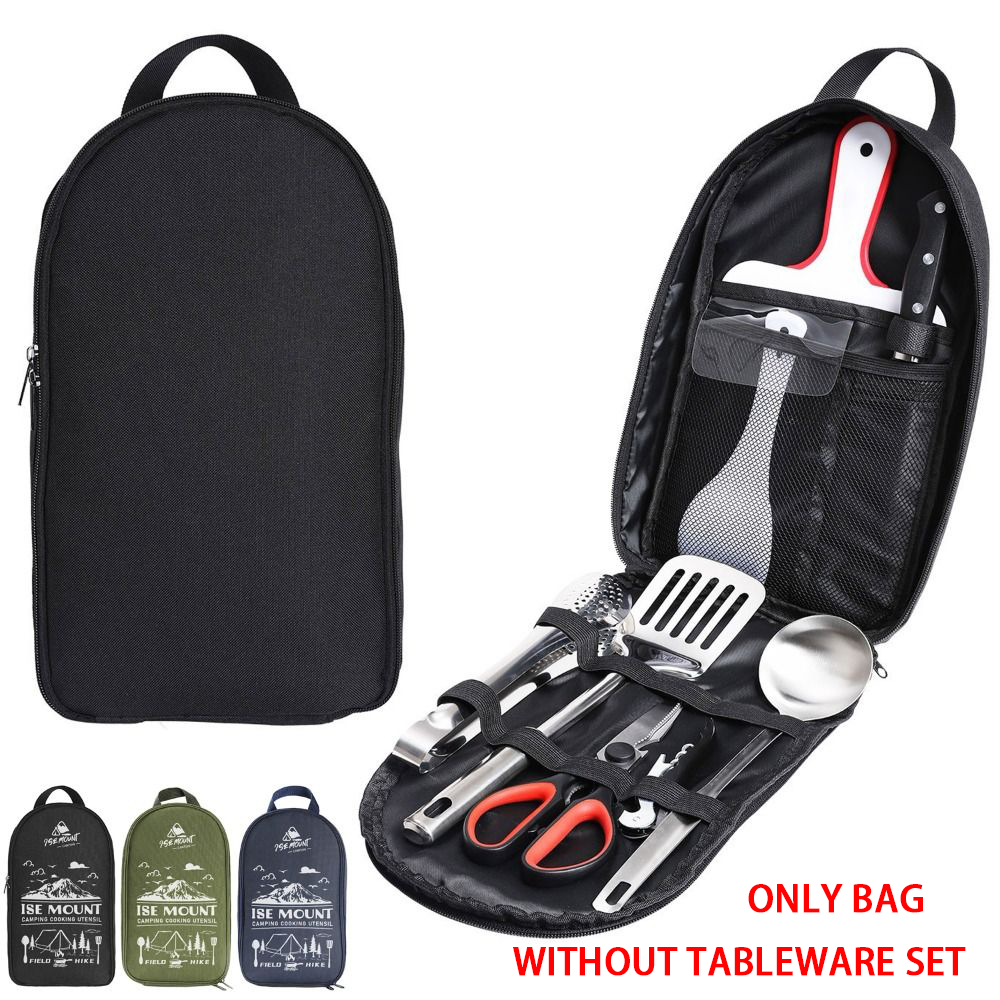 Camping Cooking Organizer - 2024 ชุดอุปกรณ์ปิกนิกกระเป๋าเก็บเดินป่าตั้งแคมป์บาร์บีคิวบนโต๊ะอาหารOrganizerกระเป๋าเดินทางขนาดใหญ่ความจุเครื่องครัวกระเป๋าถือ