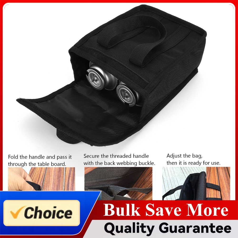 Camping Cooking Container - กระเป๋าเก็บถังแก๊สผ้าอ็อกซ์ฟอร์ด ความจุขนาดใหญ่ กระเป๋าใส่อุปกรณ์ทำอาหารอเนกประสงค์ สำหรับการตั้งแคมป์กลางแจ้ง