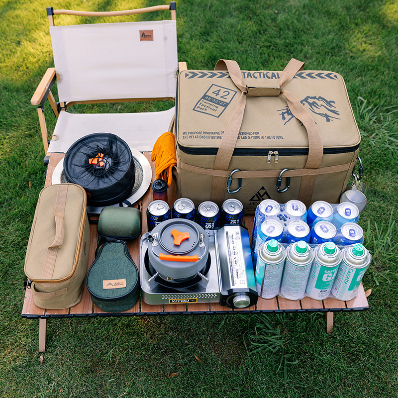 กระเป๋าจัดเก็บอุปกรณ์แคมป์ปิ้ง - Camping Cooking Organizer บทวิจารณ์และราคา
