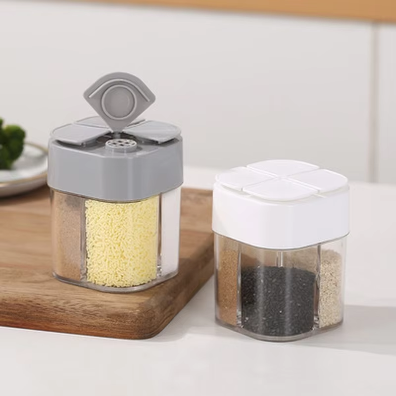 ชุดภาชนะใส่เครื่องเทศพลาสติก 4 - Camping Cooking Container บทวิจารณ์และราคา