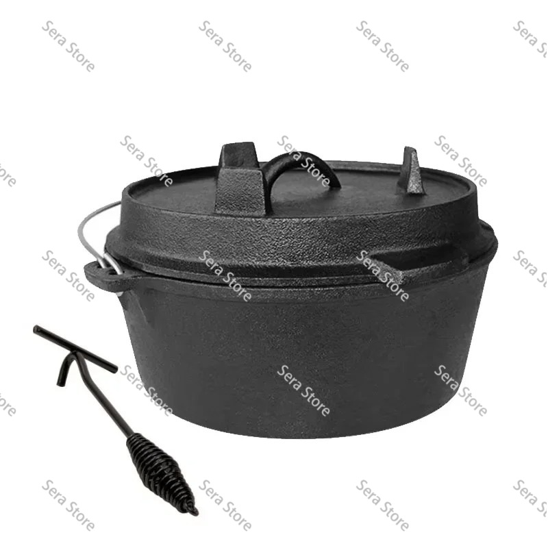 หม้อเหล็กหล่อขนาด 25 ซม. สำหรั - Camp Dutch Oven Cast บทวิจารณ์และราคา