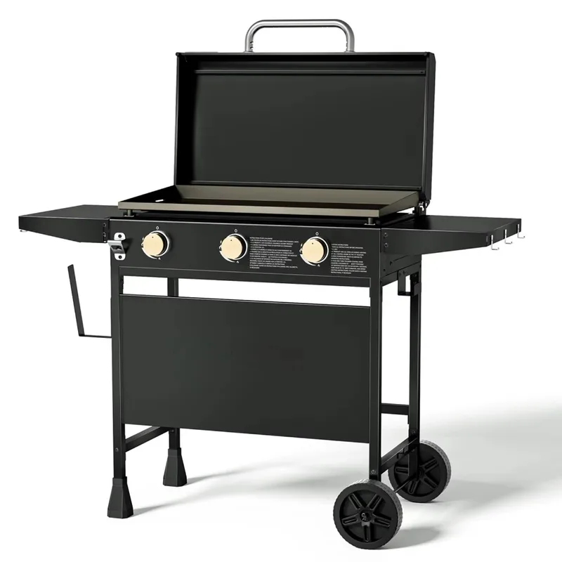 สถานีทำอาหารกลางแจ้งแบบมีล้อ พ - Camping Cooking Flat Top บทวิจารณ์และราคา